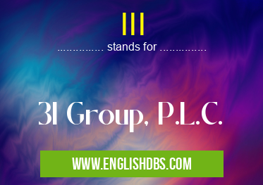 III means 3I Group, P.L.C. III