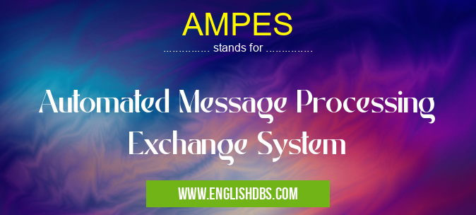 AMPES means Automated Message Processing Exchange System AMPES