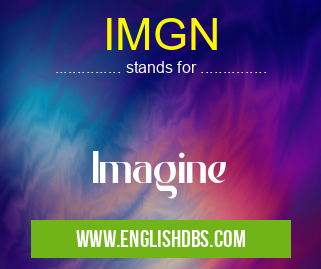 IMGN means Imagine IMGN