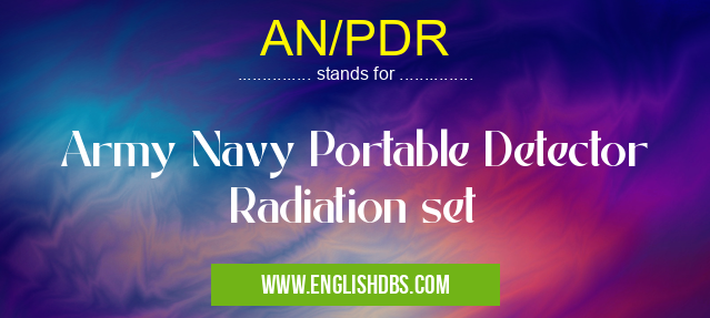 AN/PDR