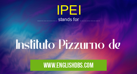 IPEI means Instituto Pizzurno de IPEI