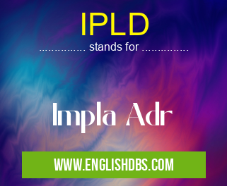 IPLD means Impla Adr IPLD