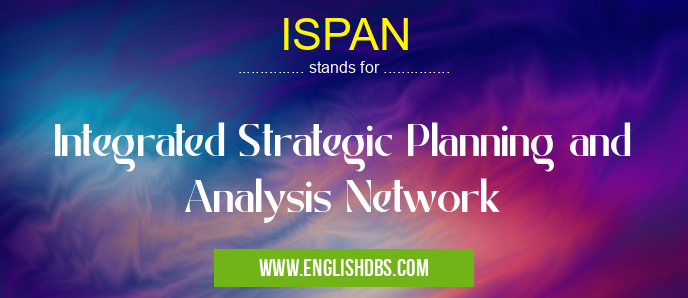 ISPAN means Integrated Strategic Planning and Analysis Network ISPAN