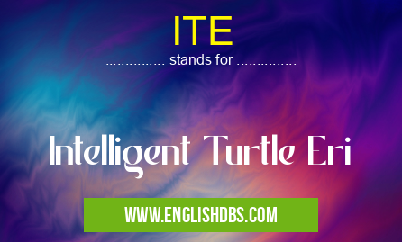 ITE means Intelligent Turtle Eri ITE