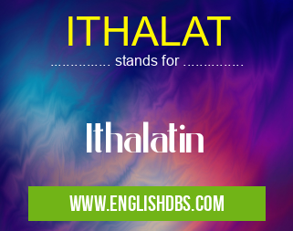 ITHALAT means Ithalatin ITHALAT