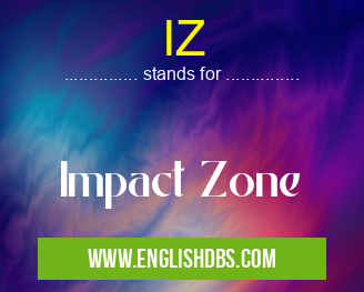 IZ means Impact Zone IZ
