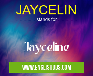 JAYCELIN means Jayceline JAYCELIN