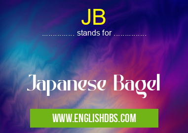 JB means Japanese Bagel JB