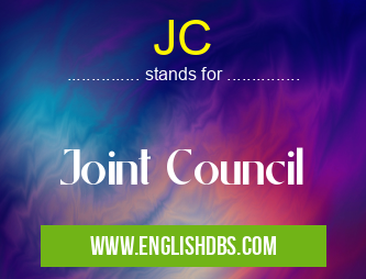 JC means Joint Council JC