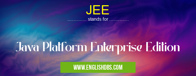 JEE means Java Platform Enterprise Edition JEE