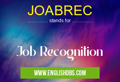 JOABREC means Job Recognition JOABREC