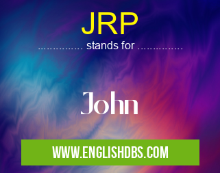 JRP means John JRP