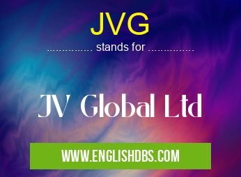 JVG means JV Global Ltd JVG