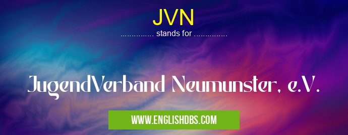 JVN means JugendVerband Neumunster, e.V. JVN