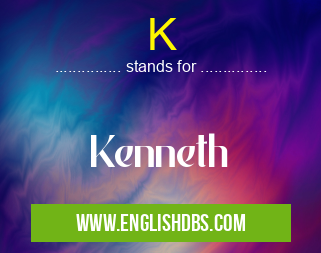 K means Kenneth K