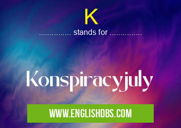 K means Konspiracyjuly K