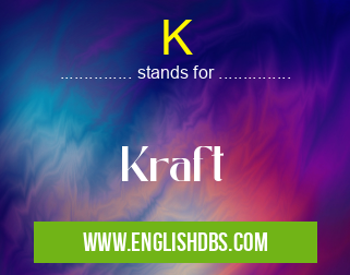 K means Kraft K
