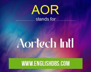 AOR means Aortech Intl AOR