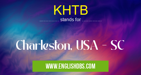 KHTB means Charleston, USA - SC KHTB