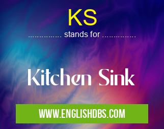 KS means Kitchen Sink KS