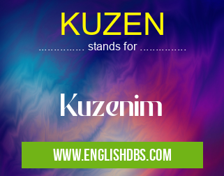 KUZEN means Kuzenim KUZEN