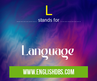 L means Language L