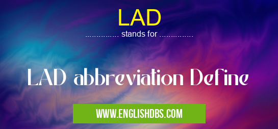LAD means LAD abbreviation Define LAD