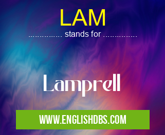 LAM means Lamprell LAM