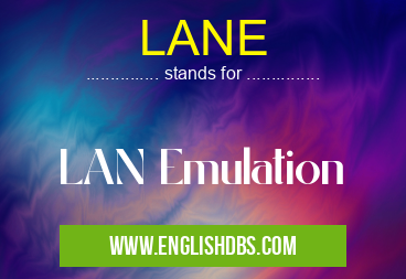 LANE means LAN Emulation LANE