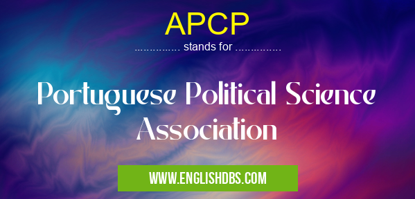 APCP means Portuguese Political Science Association APCP