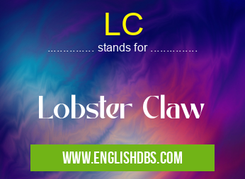 LC means Lobster Claw LC