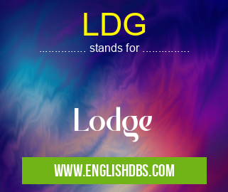 LDG means Lodge LDG