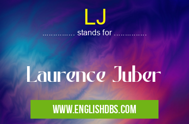 LJ means Laurence Juber LJ