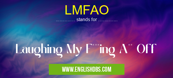 LMFAO means Laughing My F***ing A** Off LMFAO