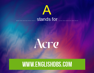 A means Acre A
