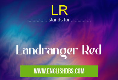 LR means Landranger Red LR
