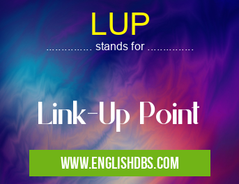 LUP means Link-Up Point LUP