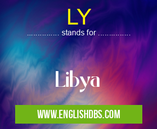 LY means Libya LY