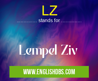 LZ means Lempel Ziv LZ