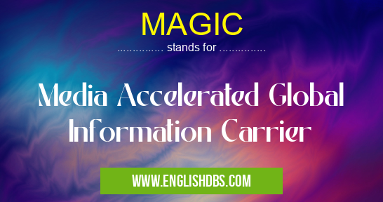 MAGIC means Media Accelerated Global Information Carrier MAGIC