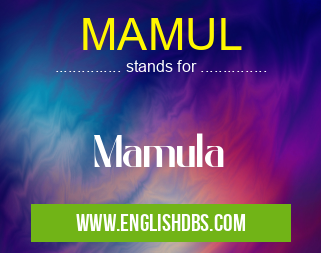 MAMUL means Mamula MAMUL