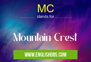 MC means Mountain Crest MC