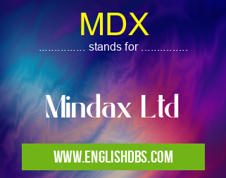 MDX means Mindax Ltd MDX
