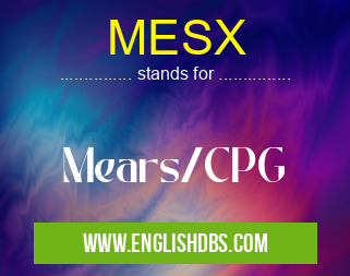 MESX means Mears/CPG MESX