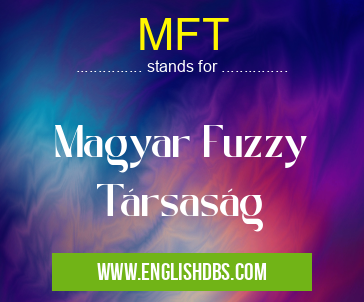 MFT means Magyar Fuzzy Társaság MFT