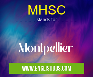 MHSC means Montpellier MHSC