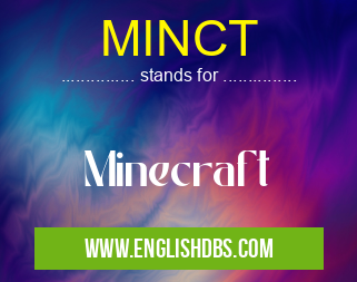 MINCT means Minecraft MINCT
