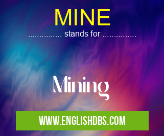 MINE means Mining MINE