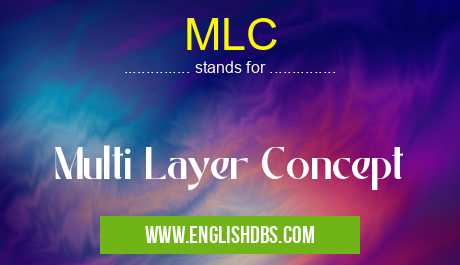 MLC means Multi Layer Concept MLC