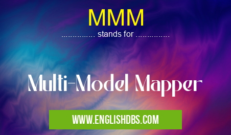 MMM means Multi-Model Mapper MMM